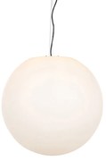 Moderne buiten hanglamp wit 56 cm IP65 - Nura Modern E27 IP65 Buitenverlichting bol / globe / rond