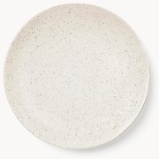 Handgemaakte dinerbord Nordic Vanilla, 4 stuks