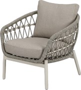 Arezzo low lounge dining tuinstoel natural sand