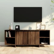 vidaXL Tv-meubel 130x35x50 cm spaanplaat bruineikenkleurig