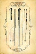 Kunstafdruk The wand of Harry Potter