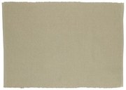 Placemat geribbeld, GOTS bio-katoen, olijfgroen, 35 x 50 cm