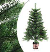 vidaXL Kunstkerstboom met levensechte naalden 65 cm groen