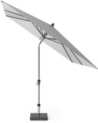 Riva parasol 250x250 cm lichtgrijs met kniksysteem