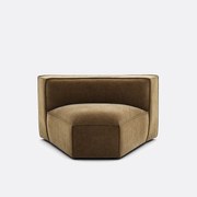 Modulaire open hoek, vintage ribfluweel, Seven