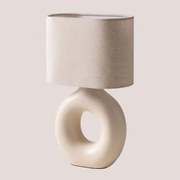 Katy Keramische Tafellamp Gardenia Wit - Sklum