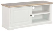 vidaXL Tv-meubel 90x30x40 cm hout wit