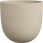 elho Sereh Round 30 - Mushroom beige - Diameter 30 x H 25 cm - Ideaal voor binnen&buiten - 100% gerecycled