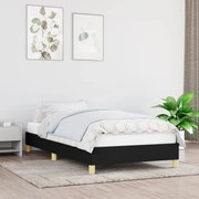 vidaXL Bedframe stof zwart 80x200 cm