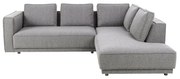 Hoekbank Grijs Boucle Hoek Rechts
