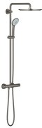 GROHE Euphoria XXL Regendoucheset Opbouw - hoofddouche 31cm - handdouche rond - brushed hard graphite 26075AL0