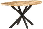 vidaXL Eettafel 140x80x75 cm massief mangohout