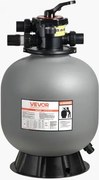 VEVOR zandfilter, 500 mm filtertank, 189,3 l/min zandfiltersysteem, filtertank met 7-weg meerwegklep, terugspoel-, spoel-, recirculatie-, afvalwater-, winter- en gesloten modus, voor bovengrondse zwembaden.