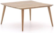 Loungetafel ROUGH | Vierkant  | Tuintafel Teakhout | 80x80cm | Kees Smit Tuinmeubelen