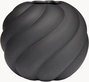 Handbeschilderde keramische vaas Twist Ball, H 20 cm