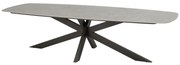 Prado dining tuintafel 300x110xH75 cm terre met keramisch deens ovaal blad Taste 4SO