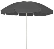 vidaXL Strandparasol 240 cm antracietkleurig