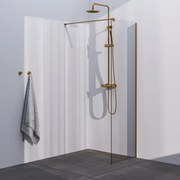 BRAUER Gold Season Inloopdouche - helder glas - 70x200cm - goud geborsteld GS-ISMP1H70200GG