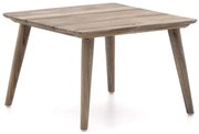 Loungetafel ROUGH | Vierkant  | Tuintafel Teakhout | 60x60cm | Kees Smit Tuinmeubelen