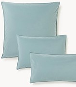 Kussenhoes van gewassen perkalkatoen Debbie