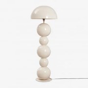 Boulia Ijzeren Vloerlamp Tapioca Beige & ↑155 Cm - Sklum