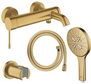 GROHE Essence New bad-/douchekraan met 3 standen handdoucheset en doucheslang brushed cool sunrise SW98781 / SW98897 / SW862663 / SW472417