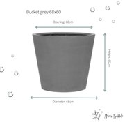 Pot Bucket Grey