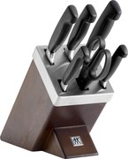 ZWILLING VIER STERNE 7-delig, Messenblok, Bruin - VIER STERNE - ZWILLING