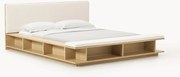 Houten bed Clark met bank en zijplanken