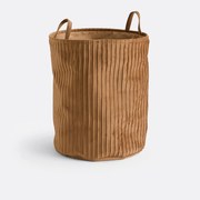 Linnenmand in plissé fluweel, Velvetas