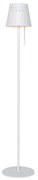 Buiten vloerlamp wit incl. LED 3-staps dimbaar op solar - Ferre