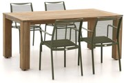 Apple Bee Hawaii/ROUGH-X 180cm dining tuinset 5-delig stapelbaar