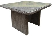 Roma lounge tuintafel 110x110xH63 cm  grijs