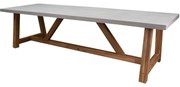 Veltis dining tuintafel betonlook 300x100xH77 cm