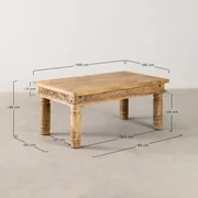 Taraz Mangohouten Salontafel 100 X 60 Cm - Sklum