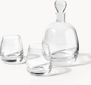 Mondgeblazen karaf Pedro met tumblers, 3-delig