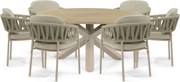 Tuinset 6 personen  Rope Zand/Beige 4 Seasons Outdoor Calma/Rockville