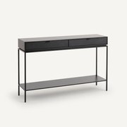 Wandtafel in metaal en leer Réalto