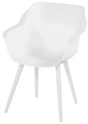 Hartman Sophie Studio dining armstoel - White - Alu poot