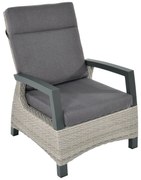 Lesli Living  Lounge Tuinstoel - Prato Mountain - Aluminium/Wicker - Lesli Living