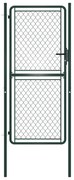 vidaXL Poort 100x175 cm staal groen