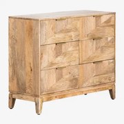 Comfortabele Ladekast 110x40 Cm Van Mangohout Baty Design Mangohout - Sklum