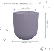 Pot Elho Jazz Round Lavender Lilac