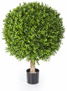 Buxus bol op stam kunstplant - 65 cm