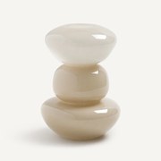 Handgeblazen glazen vaas H25,2 cm, Fysa