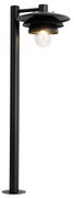 Design buiten paaltje zwart 100 cm IP44 - Morty