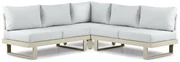Hoek loungeset 5 personen Aluminium Taupe  Lifestyle Garden Furniture Lorenzo