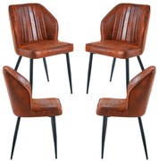 Pakket van 4 Wenye-stoelen