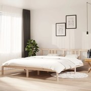 vidaXL Bedframe massief hout 180x200 cm 6FT Super King