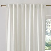 Gordijn van gerecycled polyester met aangerimpelde bies en wave, SELECT